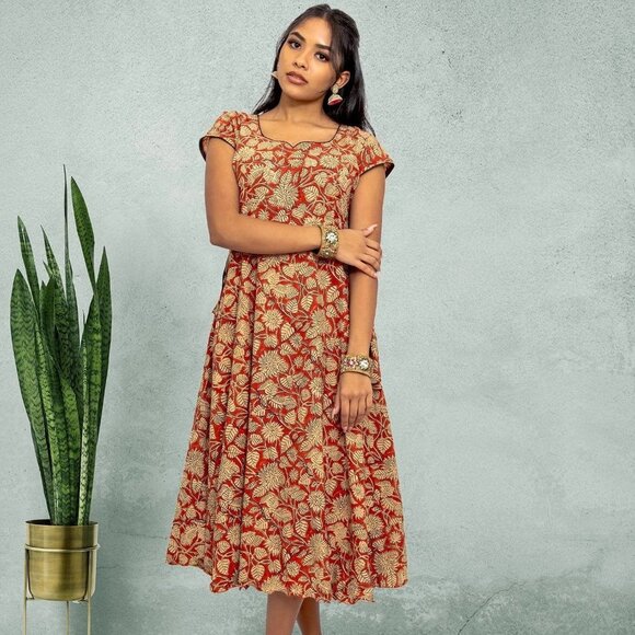 Tranquil Threads Knee-Length Dresses | Muvvas Boutique - Picture 4 of 5